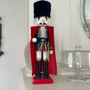 Vintage Wooden Soldier Nutcracker 20”